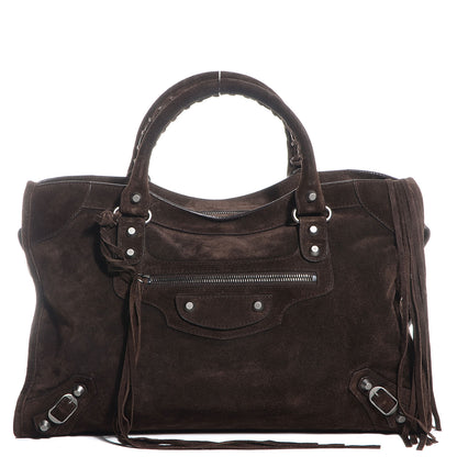 Balenciaga Baby Daim Suede City Dark Brown 1 of 11