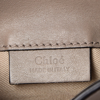 Chloe Suede Calfskin Mini Faye Backpack Motty Grey 15 of 21