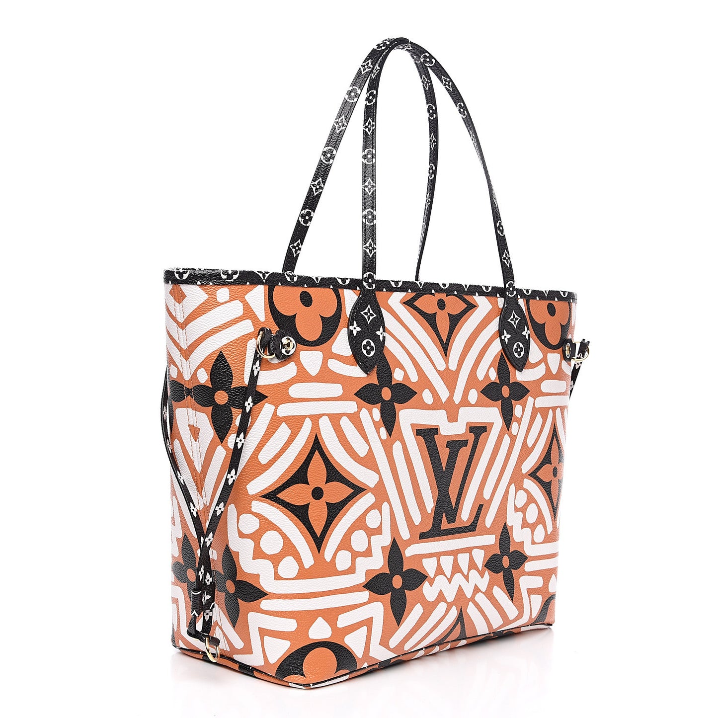 Monogram Giant Crafty Neverfull MM Creme Caramel
