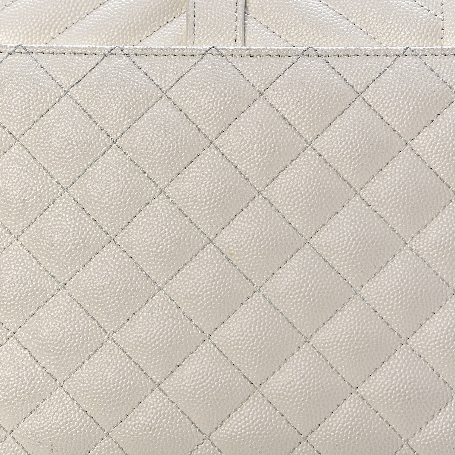 Saint Laurent Grain De Poudre Textured Mixed Matelasse Medium Triquilt Monogram Satchel Porcellana 13 of 18