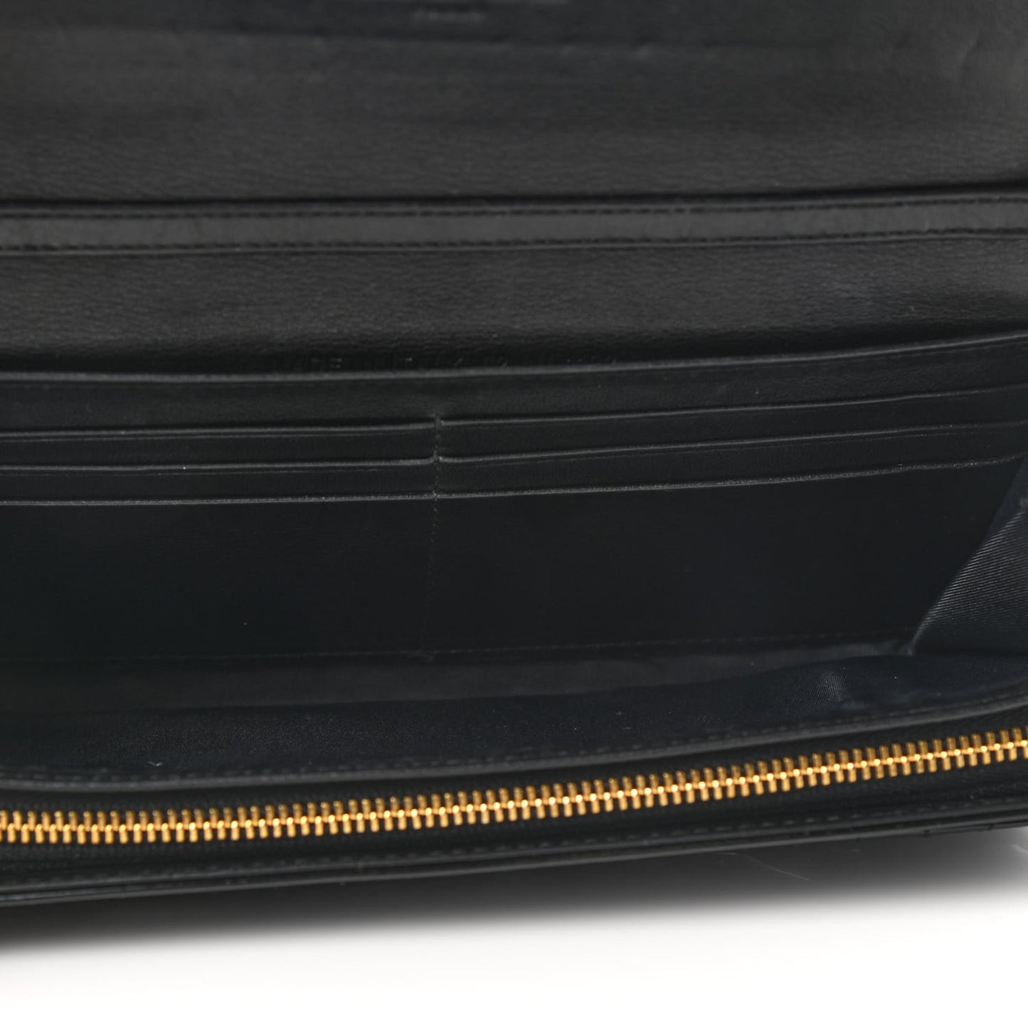 Patent Cannage Lady Dior Rendezvous Wallet On Chain Black
