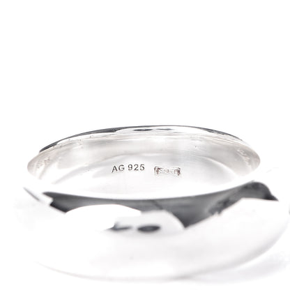 Gucci Sterling Silver 6mm Band Ring 52 6 5 of 6