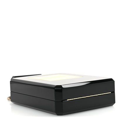 Chanel Plexiglass Perfume Bottle Clutch Black 4 of 16