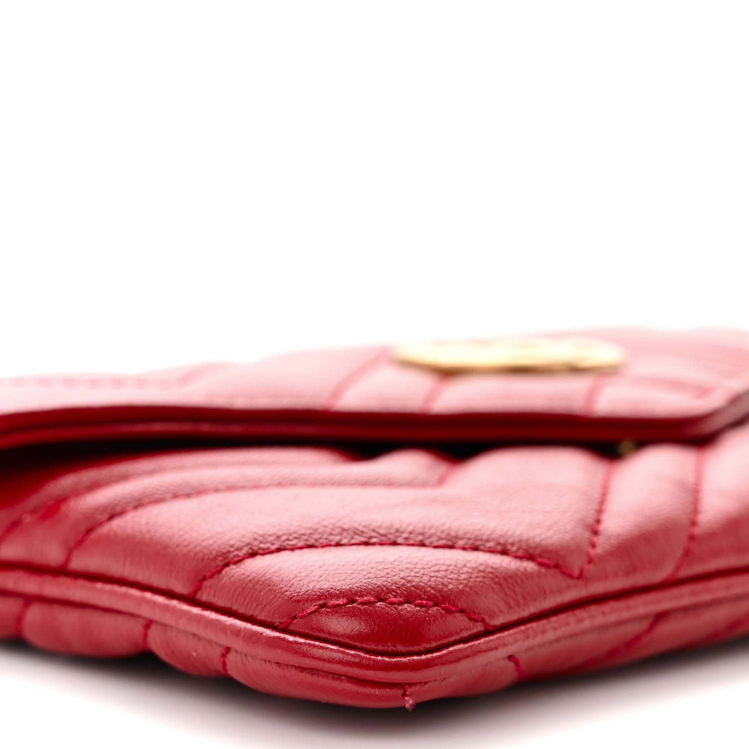 Gucci Azalea Calfskin Matelasse GG Marmont Multi Belt Bag 95 38 Romantic Cerise 16 of 21