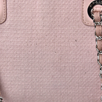 Chanel Canvas Deauville Small Bowling Bag Light Pink 15 of 17