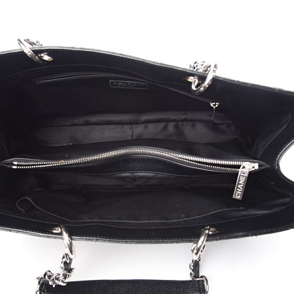 Chanel Caviar Quilted XL Grand Shopping Tote GST Black 5 of 10