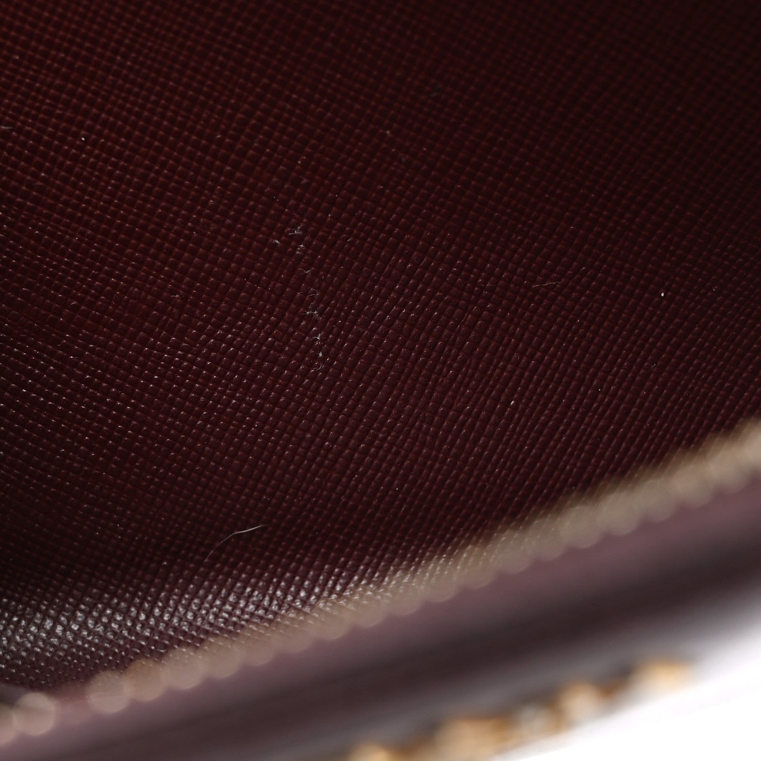 Prada Saffiano Metal Zip Around Wallet Granato 9 of 9