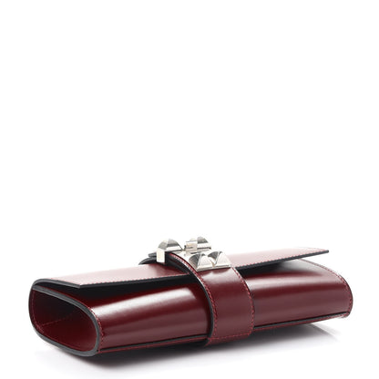 Hermes Tadelakt Medor 23 Clutch Rouge H 4 of 8