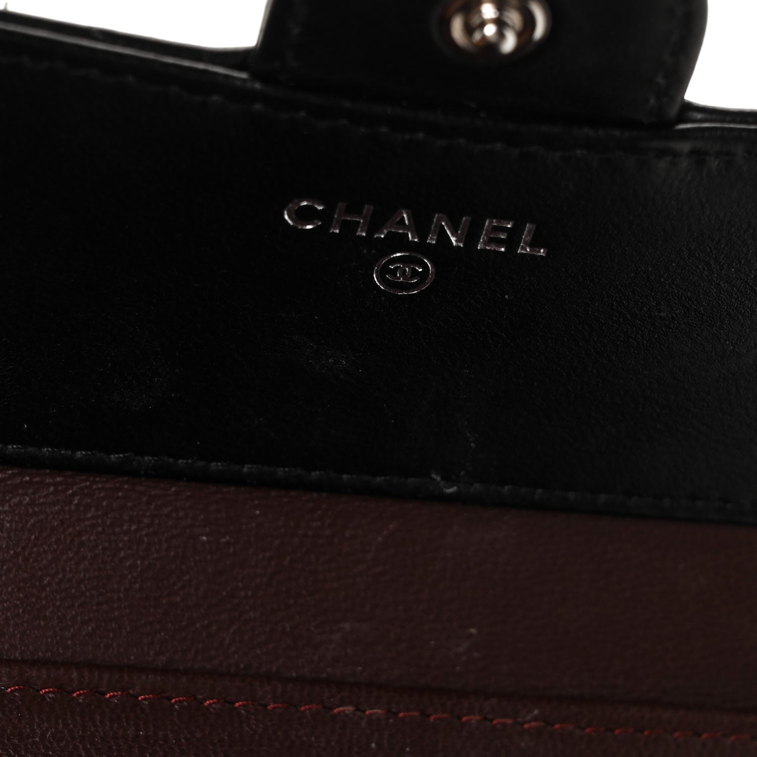 Chanel Lambskin Quilted Small Compact Wallet Black 11 of 12