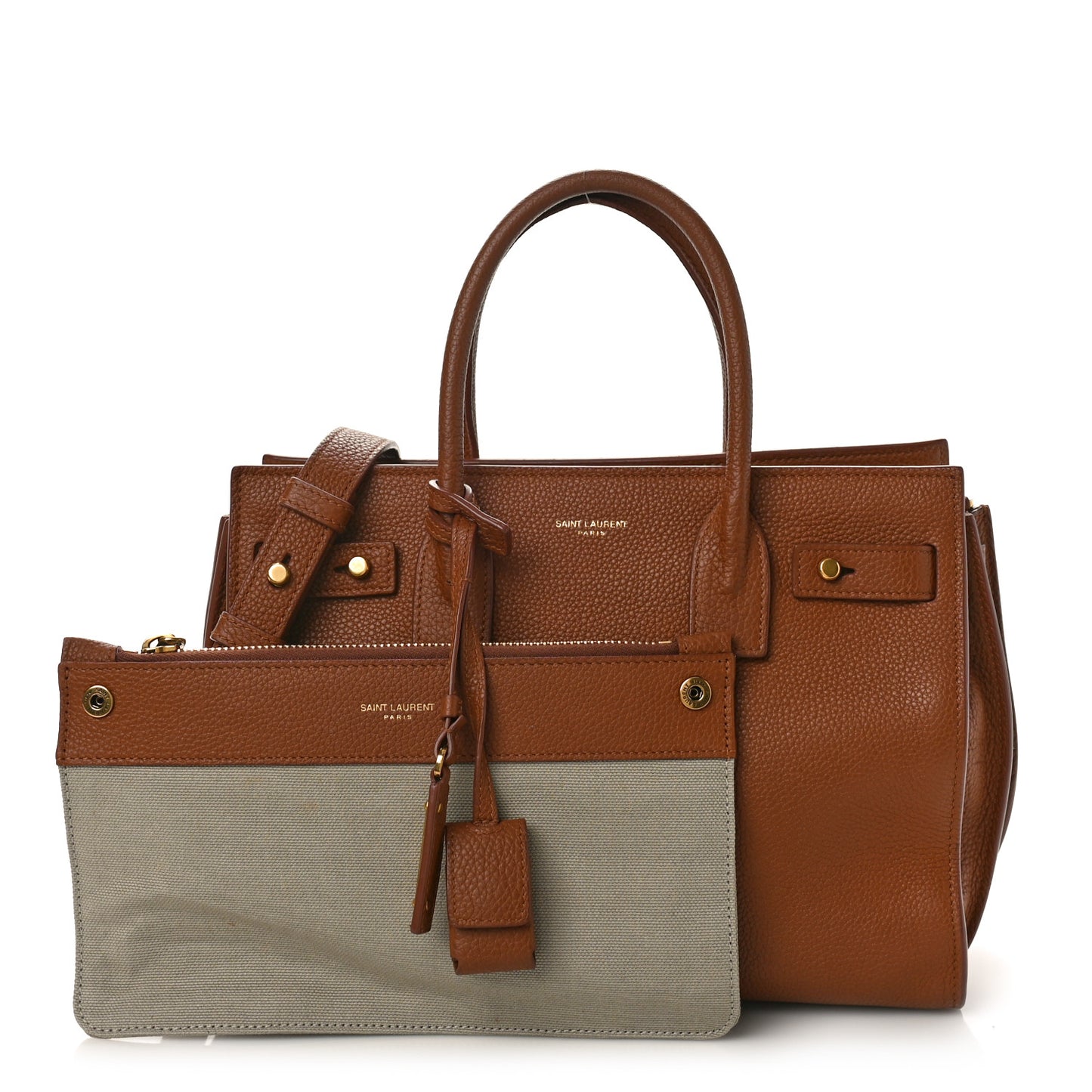 Grained Calfskin Baby Sac De Jour Supple Canyon