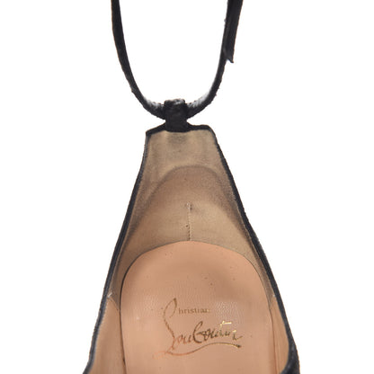 Christian Louboutin Suede Maillot 160 Pumps 38 Black 13 of 19