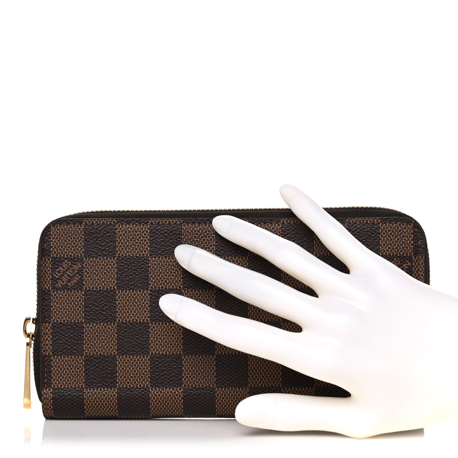 Louis Vuitton Damier Ebene Zippy Wallet 5 of 12