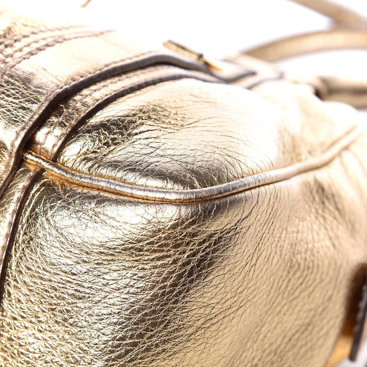 Metallic Calfskin Ashbury Gold