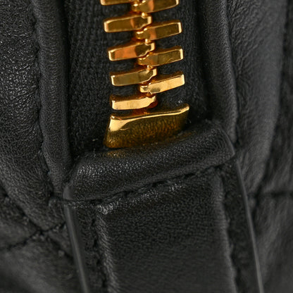 Saint Laurent Calfskin Quilted ES Giant Travel Bag Black 10 of 11