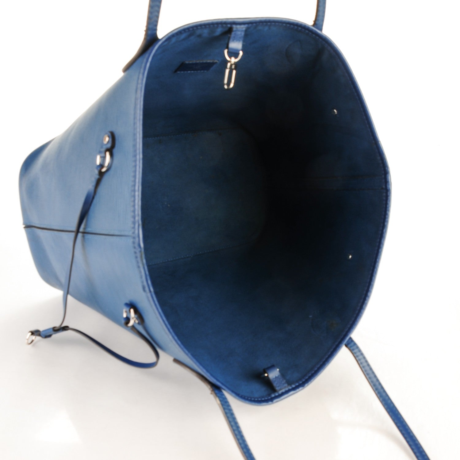 Louis Vuitton Epi Neverfull MM Indigo 7 of 13