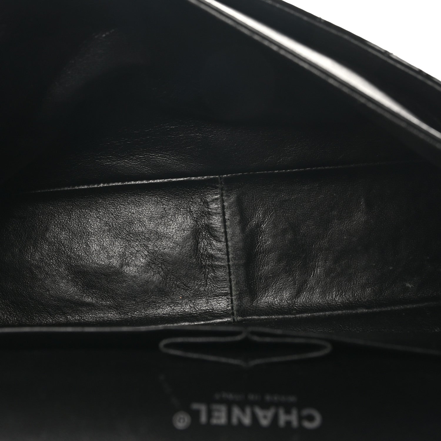 Chanel Patent Quilted Jumbo Double Flap Black 5 of 9