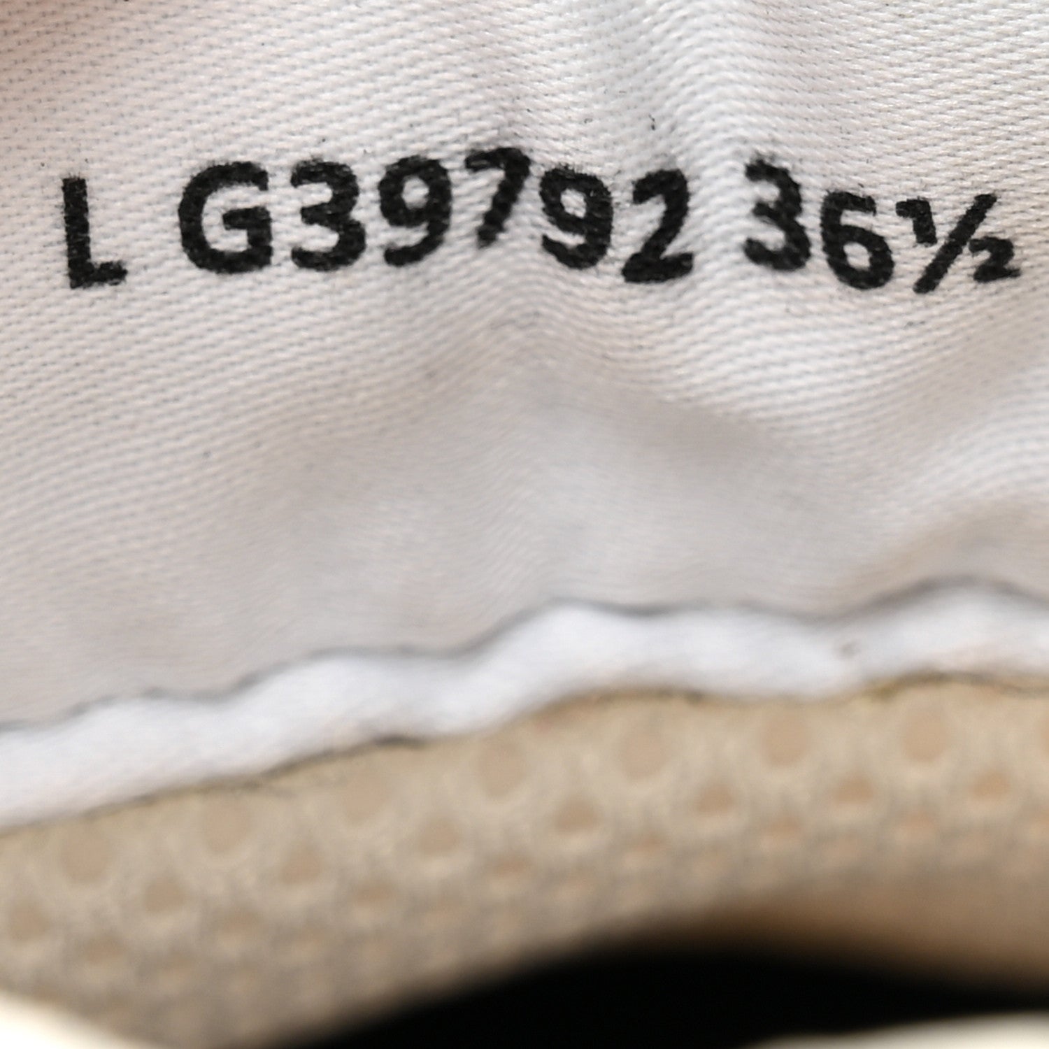 Chanel Fabric Laminated Calfskin Stretch CC Sneakers 36.5 White Gold Silver 8 of 14