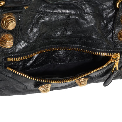 Balenciaga Chevre Giant 21 Gold Hardware Part Time Black 10 of 14