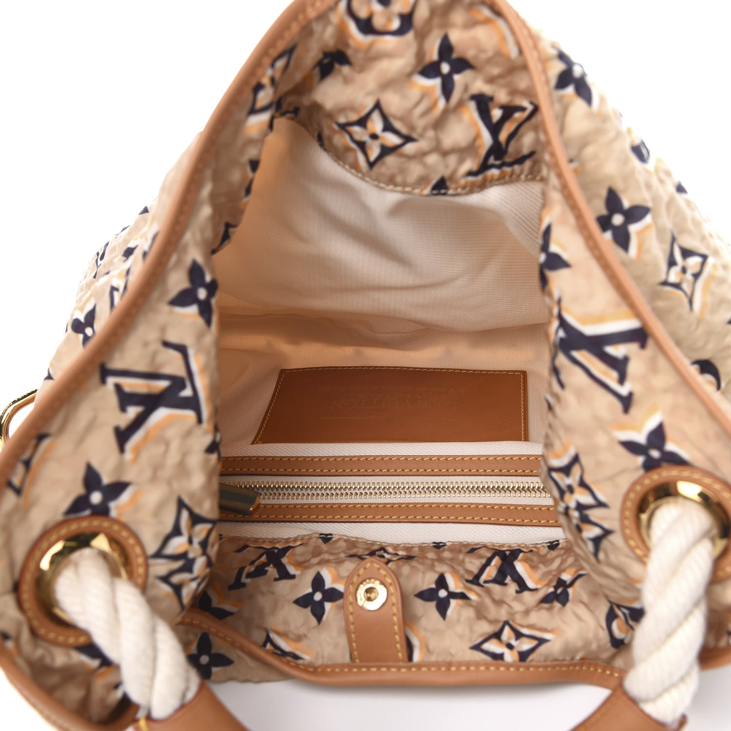 Louis Vuitton Canvas Monogram Cruise Bulles MM Natural 5 of 12