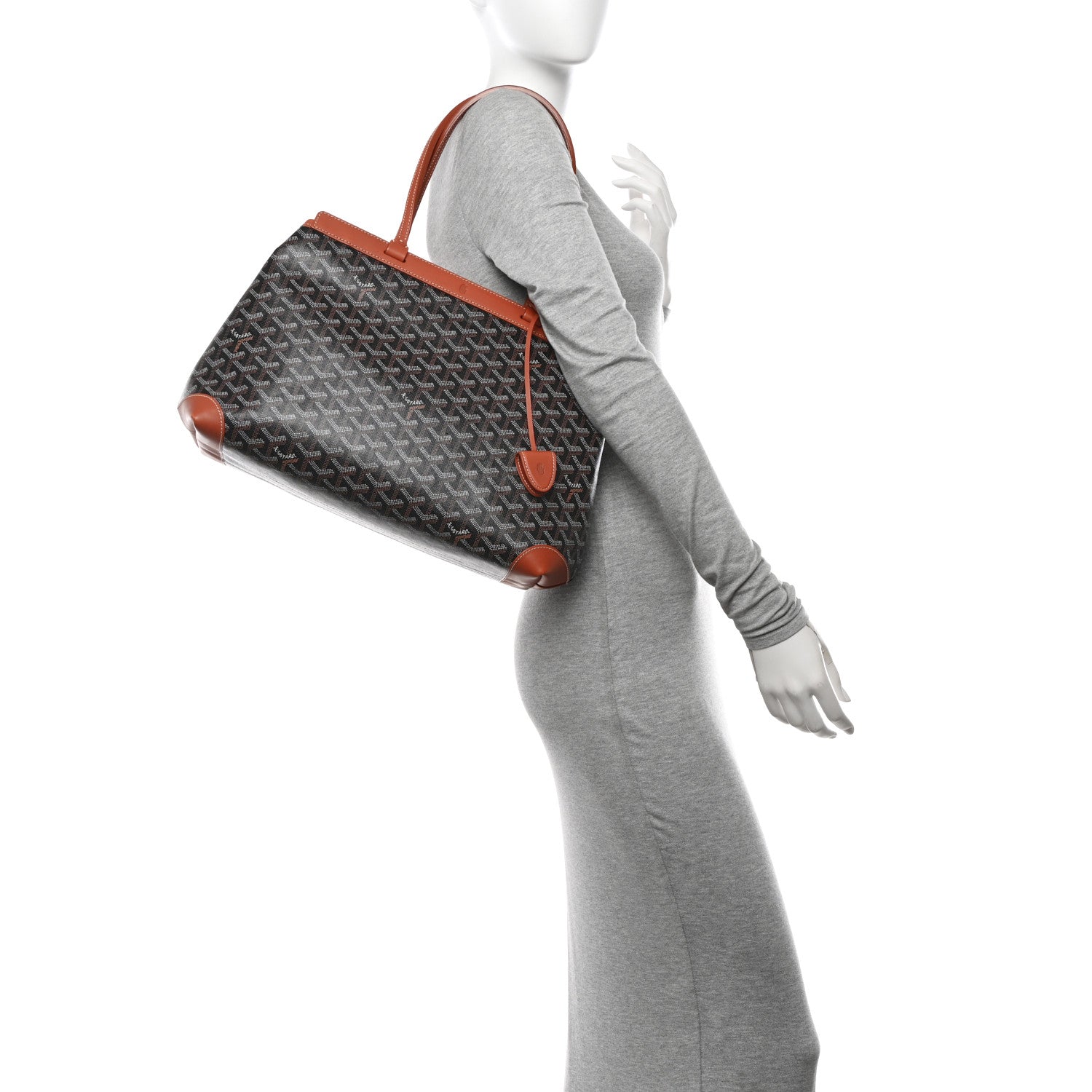 Goyard Goyardine Bellechasse PM Black Gold 2 of 9