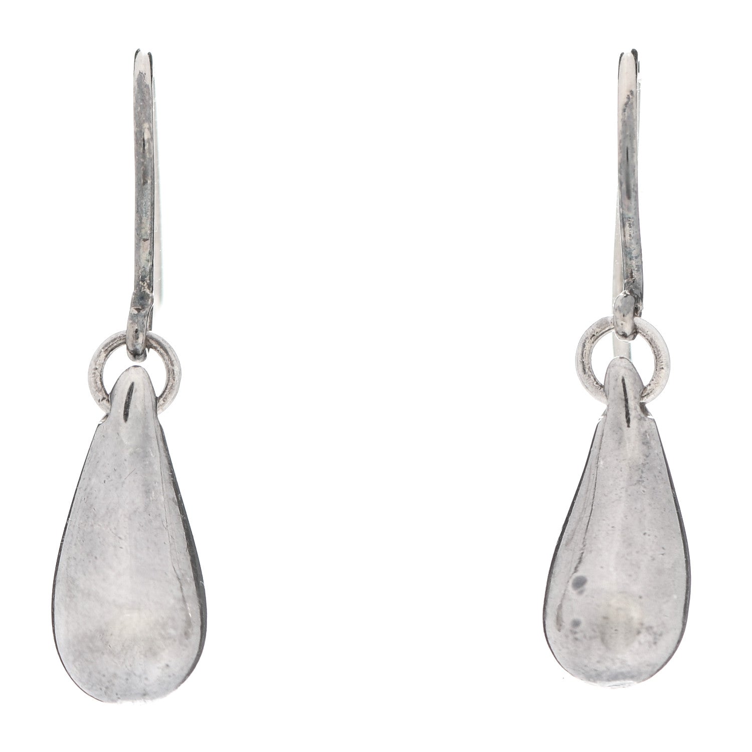 Tiffany Sterling Silver Elsa Peretti Teardrop Earrings 1 of 4