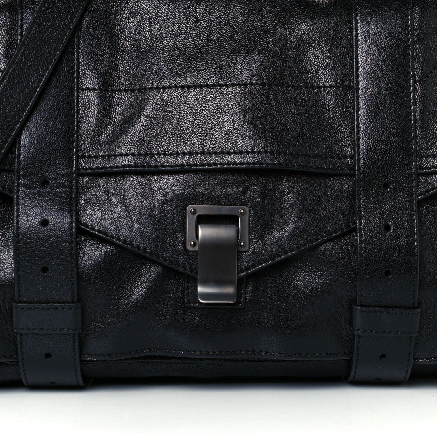 Proenza Schouler Lambskin Medium PS1 Satchel Black 8 of 10