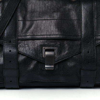 Proenza Schouler Lambskin Medium PS1 Satchel Black 8 of 10
