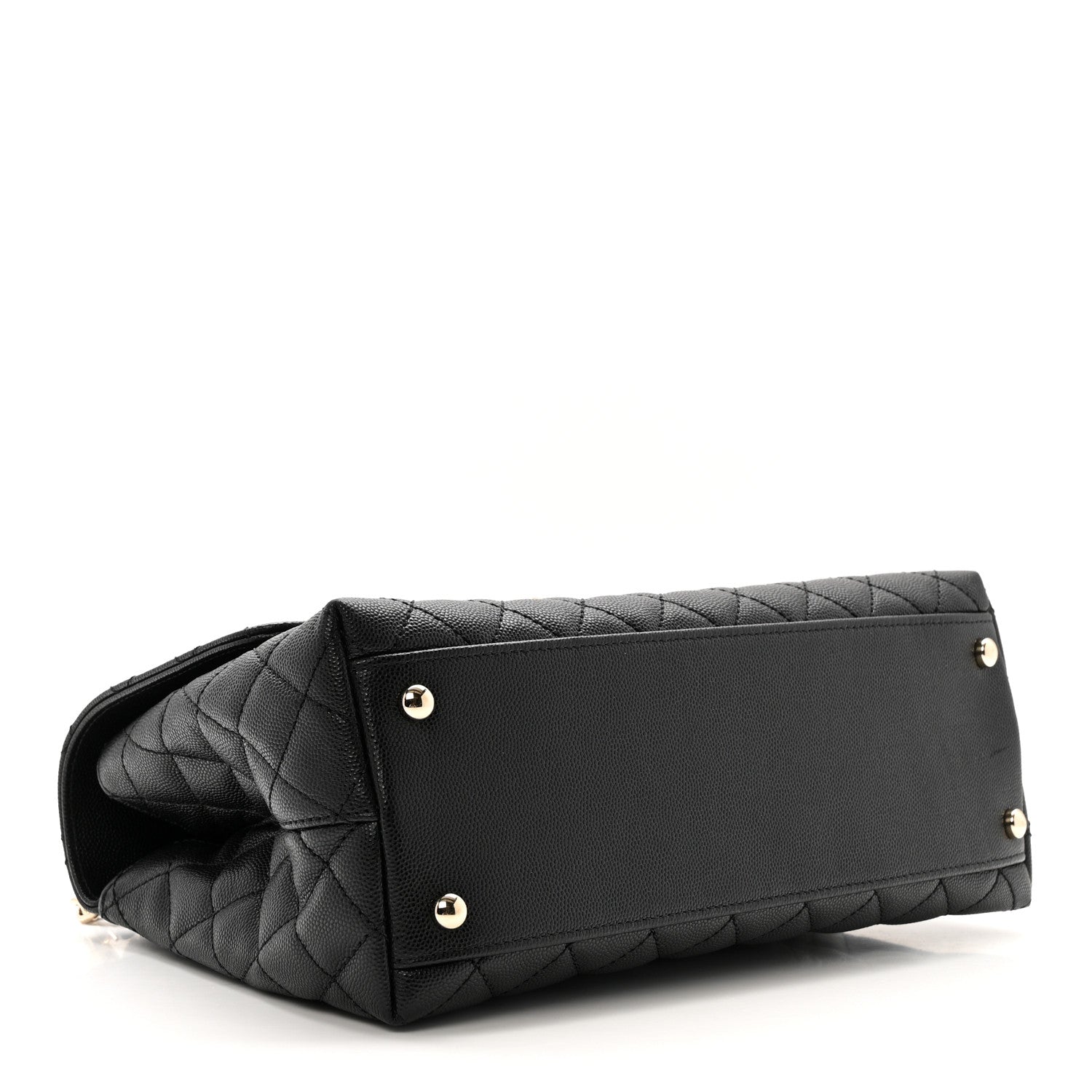 Chanel Caviar Quilted Small Coco Chain Handle Flap Black 4 of 10