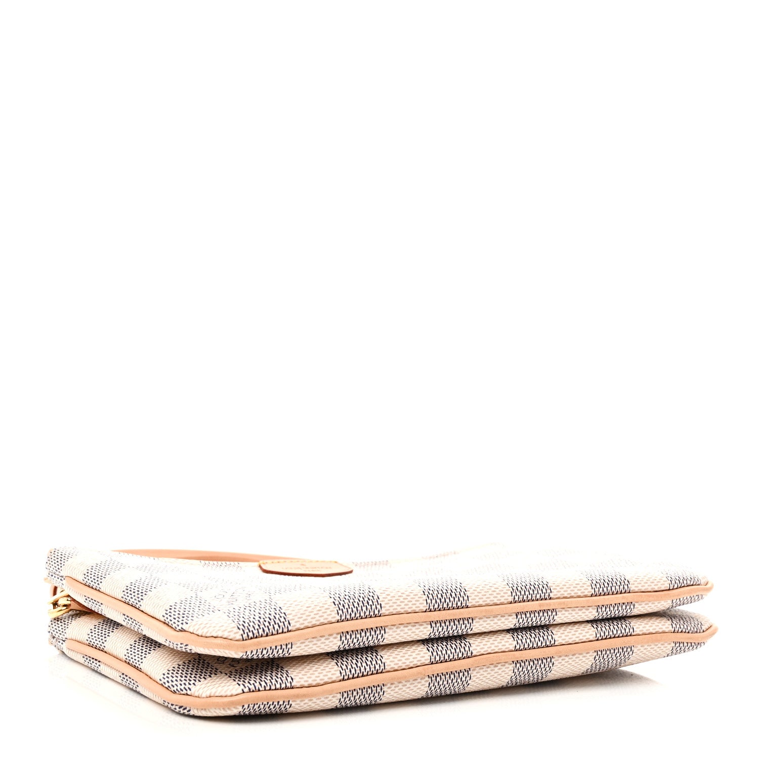 Louis Vuitton Damier Azur Double Zip Pochette 4 of 9