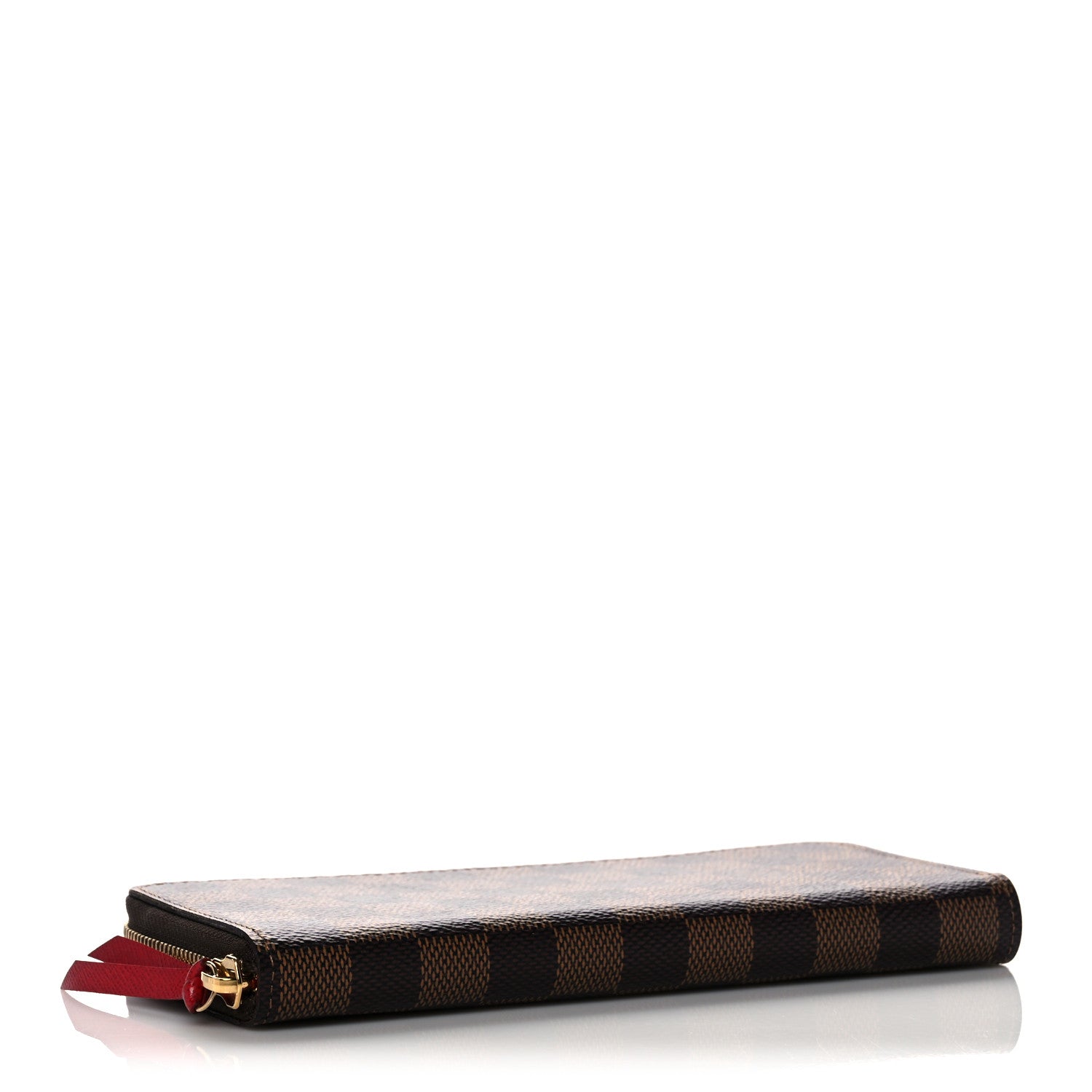 Louis Vuitton Damier Ebene Clemence Wallet Cherry 4 of 10