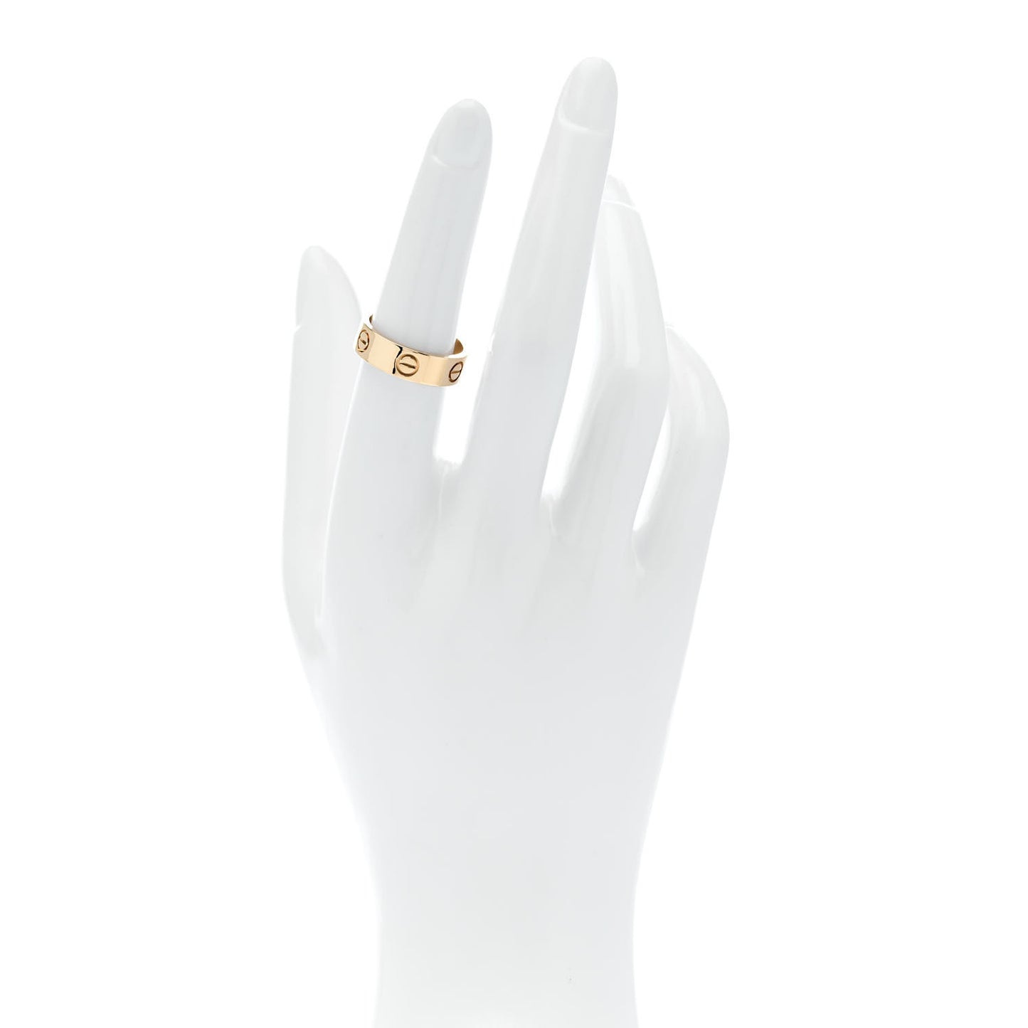 18K Yellow Gold 5.5mm LOVE Ring 53 6.5