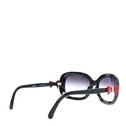 Chanel Acetate CC Bow Sunglasses 5171 Black Red 4 of 6