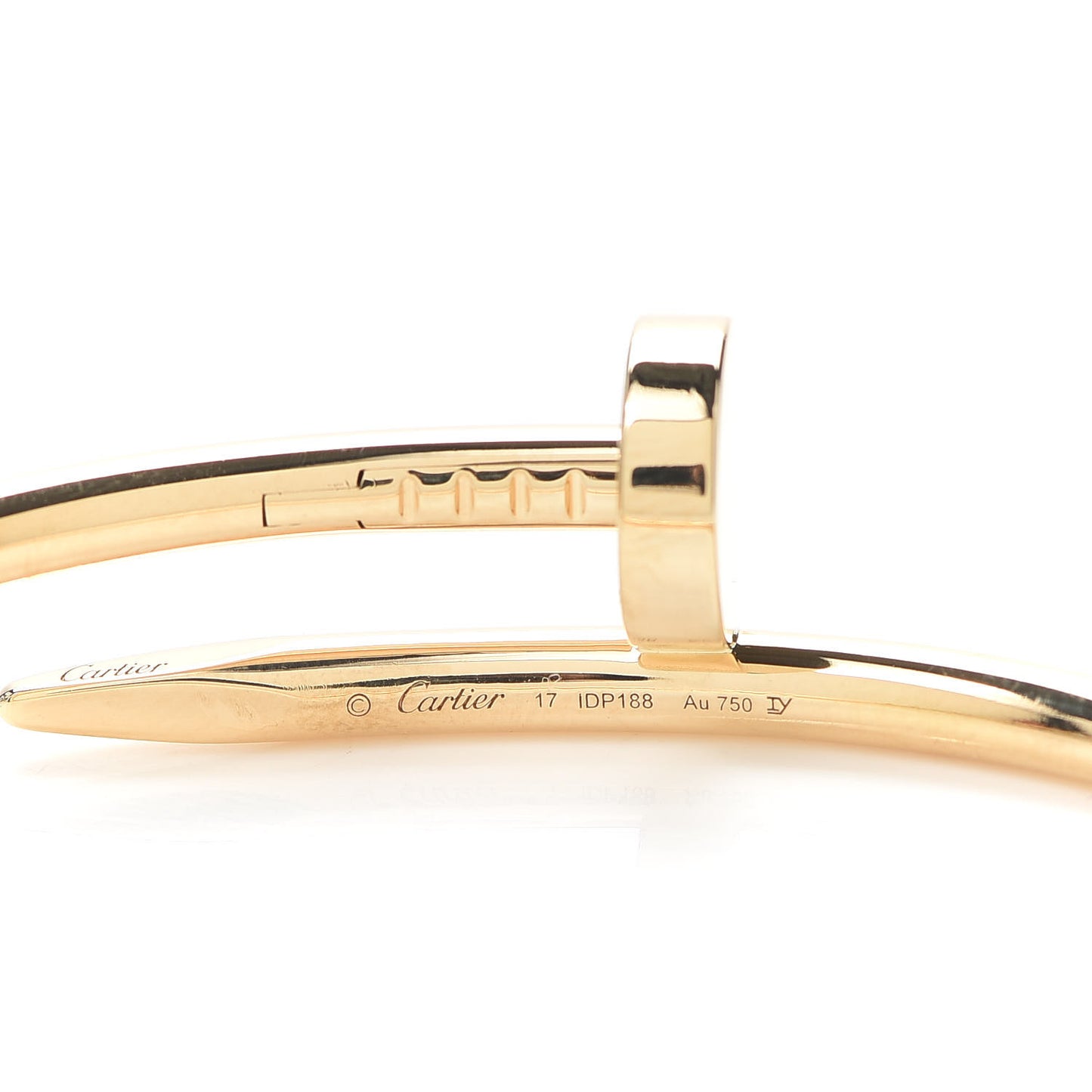 18K Yellow Gold Juste Un Clou Bracelet 17