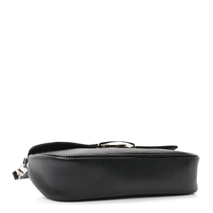 Louis Vuitton Epi Montaigne Clutch Black 4 of 9