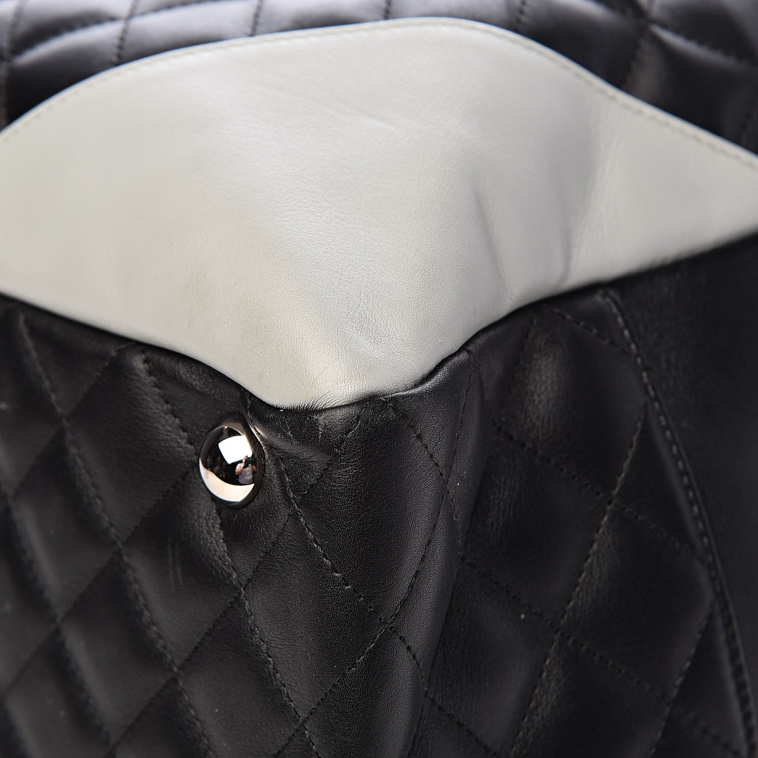Chanel Calfskin Quilted Large Cambon Bag Black 14 of 18