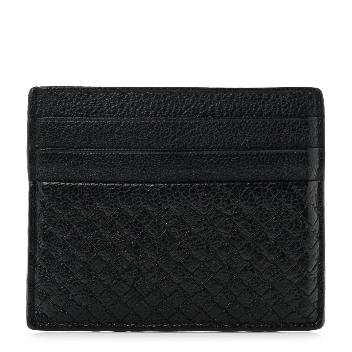 Bottega Veneta Intrecciato Card Holder Black 1 of 8
