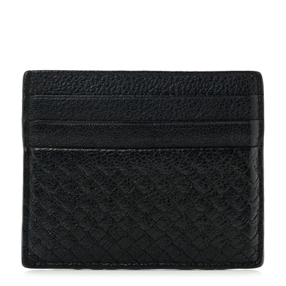 Bottega Veneta Intrecciato Card Holder Black 1 of 8