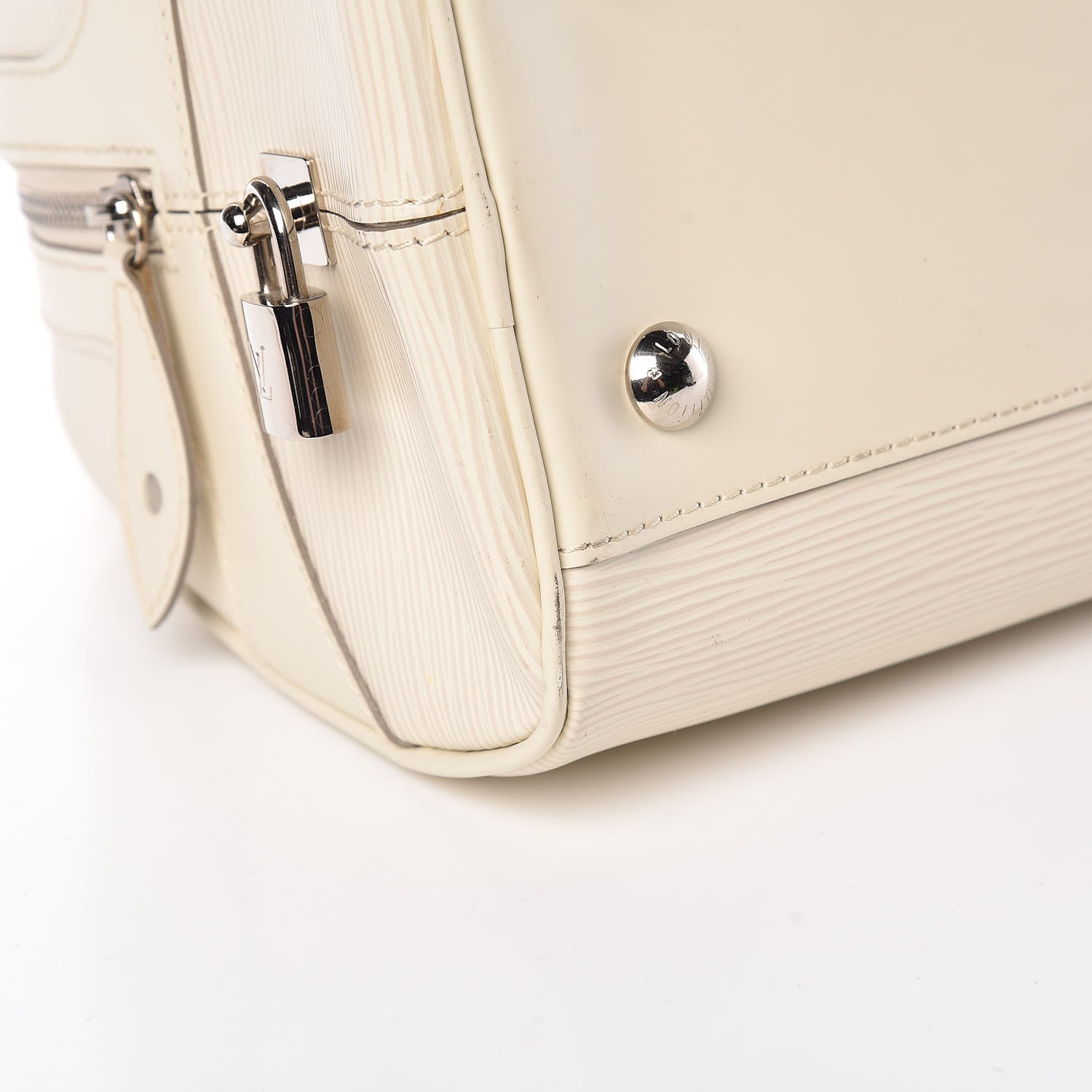 Louis Vuitton Epi Bowling Montaigne GM Ivory 12 of 14