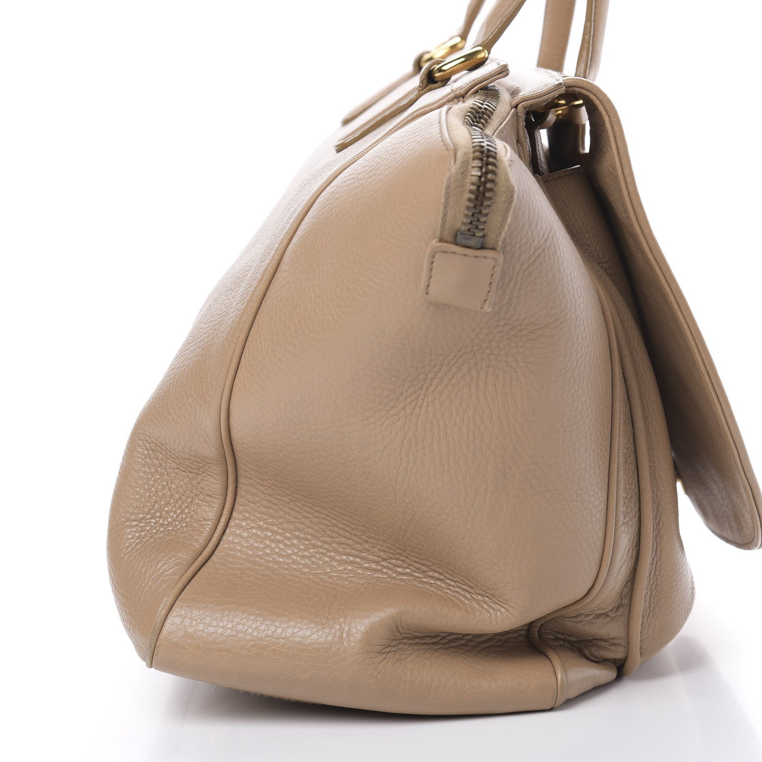 Gucci Calfskin Medium 1973 Top Handle Satchel Camelia 16 of 21