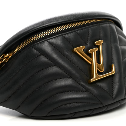 Louis Vuitton Calfskin Quilted New Wave Bumbag Black 7 of 9