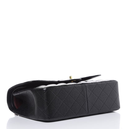 Chanel Caviar Quilted Jumbo Double Flap Black 4 of 12