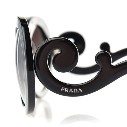 Prada Baroque Sunglasses SPR 13S Black 7 of 8