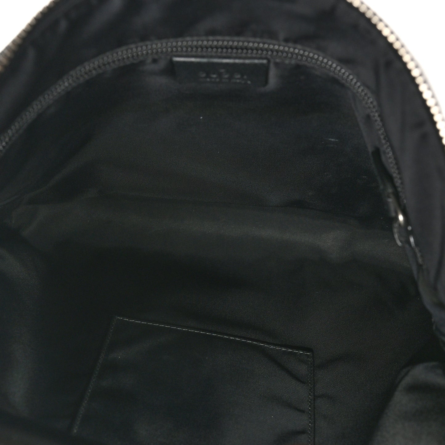 GG Supreme Monogram Web Messenger Bag Black