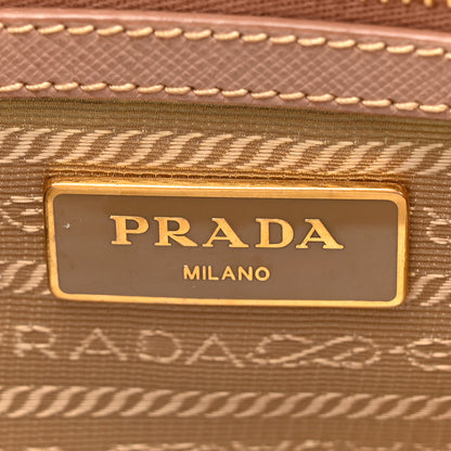 Prada Saffiano Small Galleria Double Zip Tote Cammeo 6 of 19