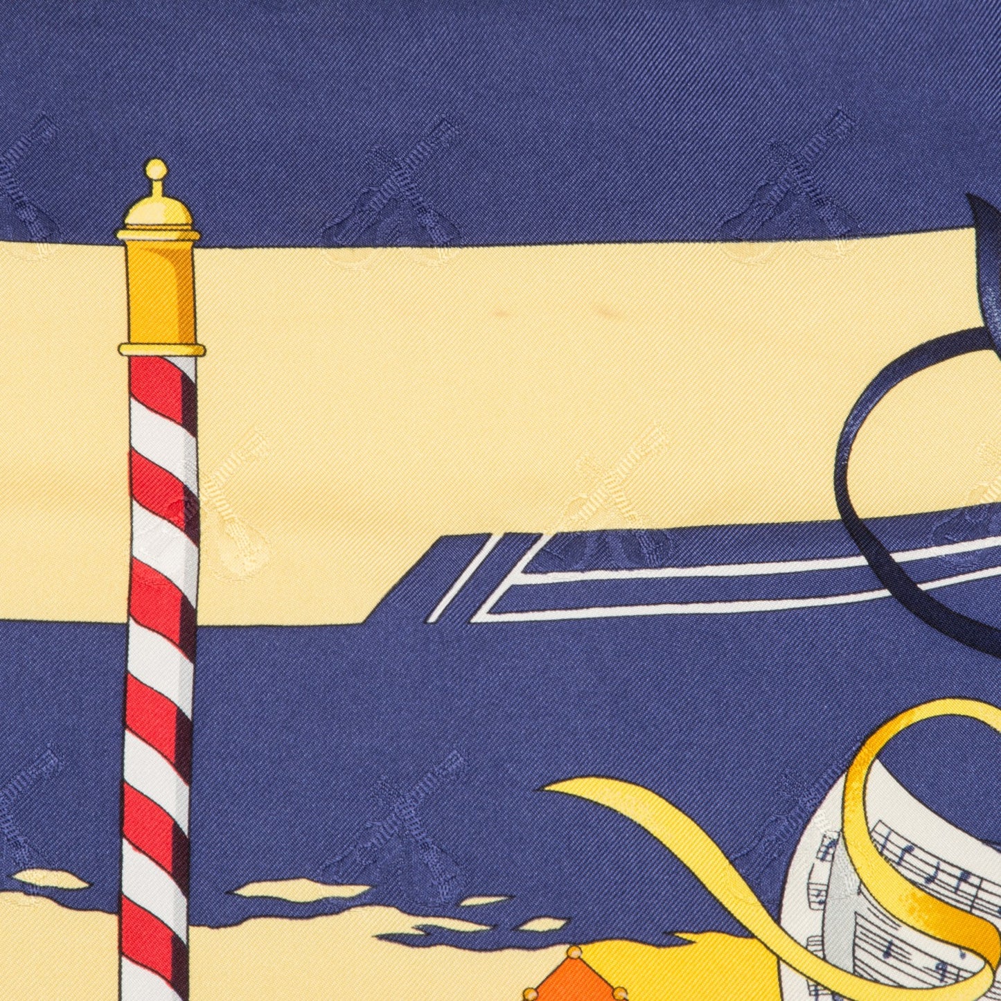 Jacquard Silk L'Instruction Du Roy Scarf 90