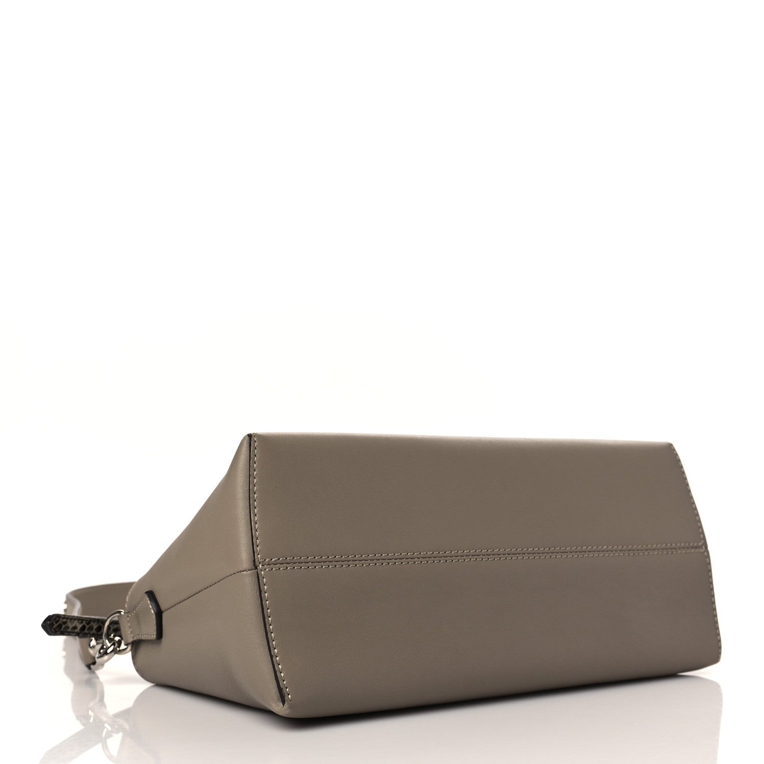 Fendi Vitello Dolce Elaphe Medium By The Way Boston Bag Tortora Multicolor 5 of 11