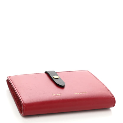 Celine Smooth Calfskin Medium Multifunction Strap Wallet Coquelicot 4 of 8