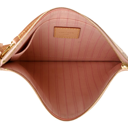 Louis Vuitton Damier Azur Neverfull MM GM Pochette Rose Ballerine 5 of 11