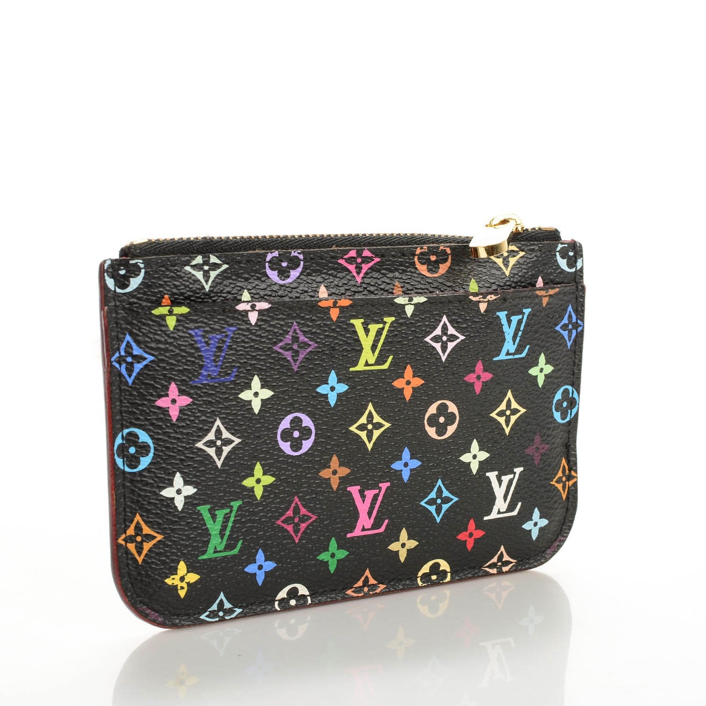 Monogram Multicolor Key Pouch Black Grenade