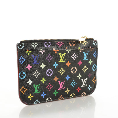 Louis Vuitton Monogram Multicolor Key Pouch Black Grenade 3 of 7
